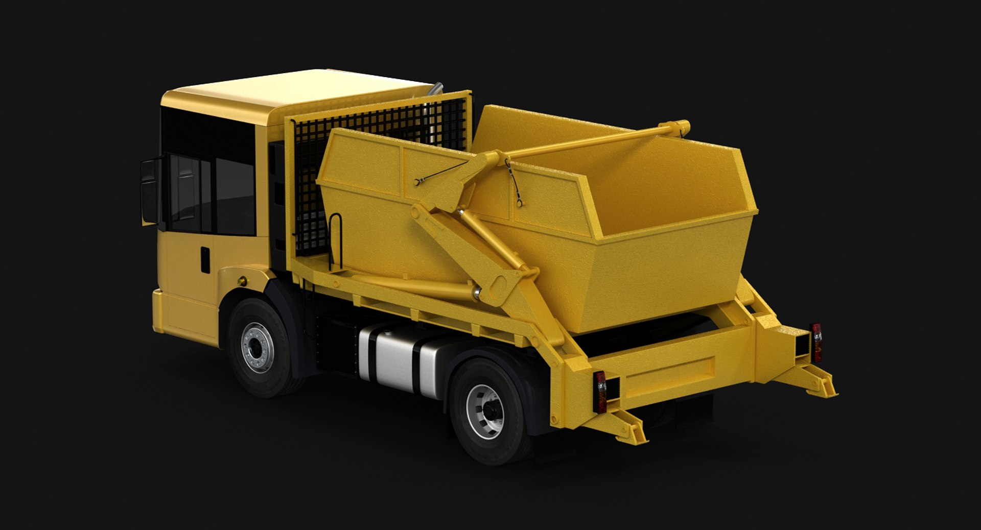 Skip Loader Truck 3d Max