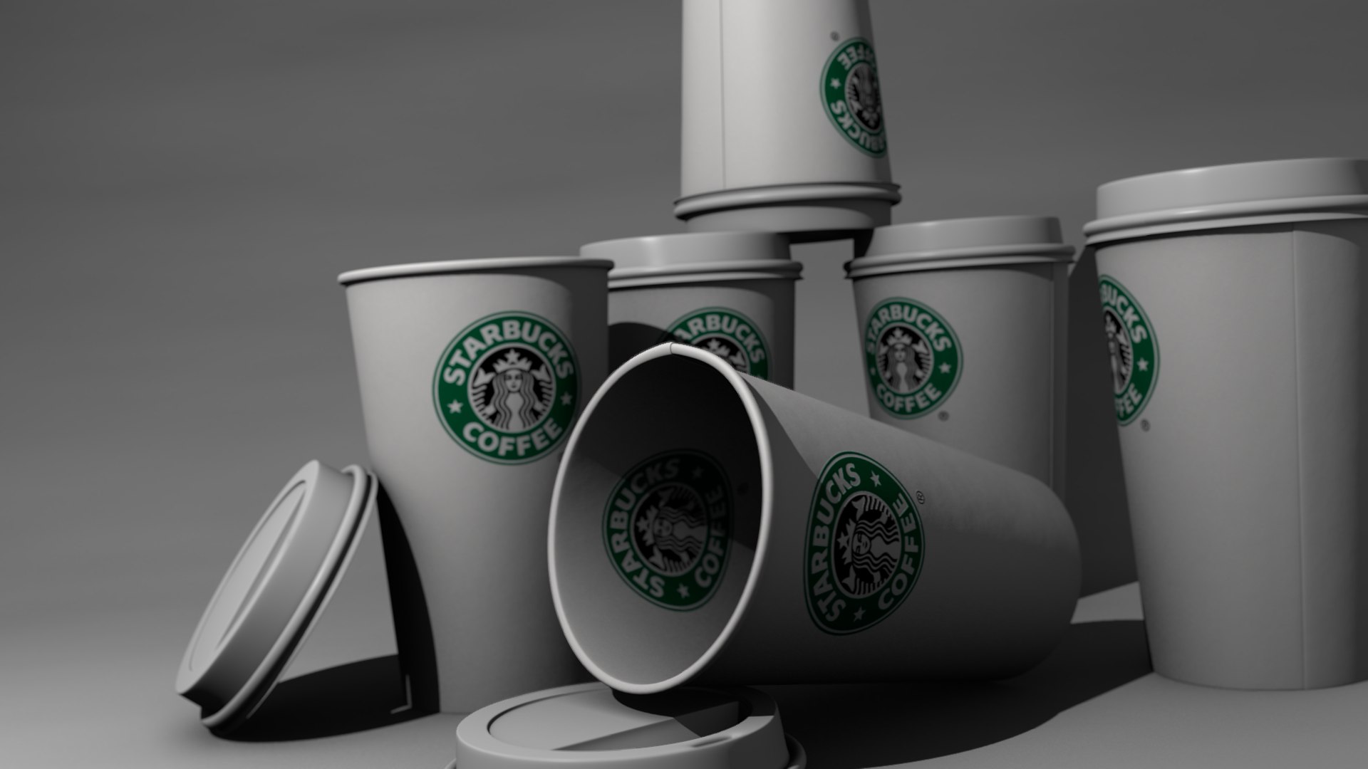 PBR Starbucks Coffee Cup - PROMOTION | 3D model