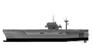 war ship 3D model