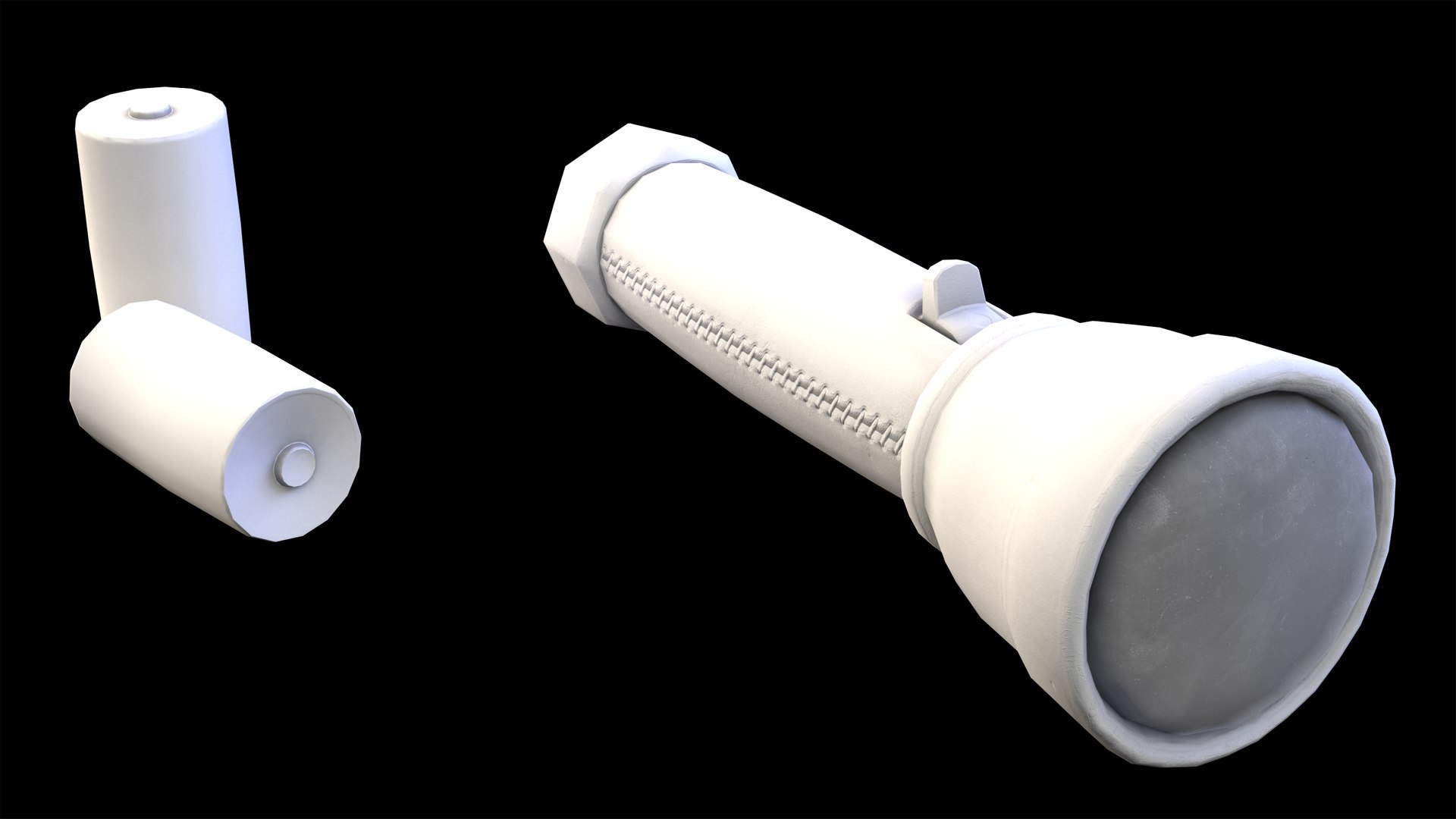 Stylized Flashlight 3D Model - TurboSquid 1808803