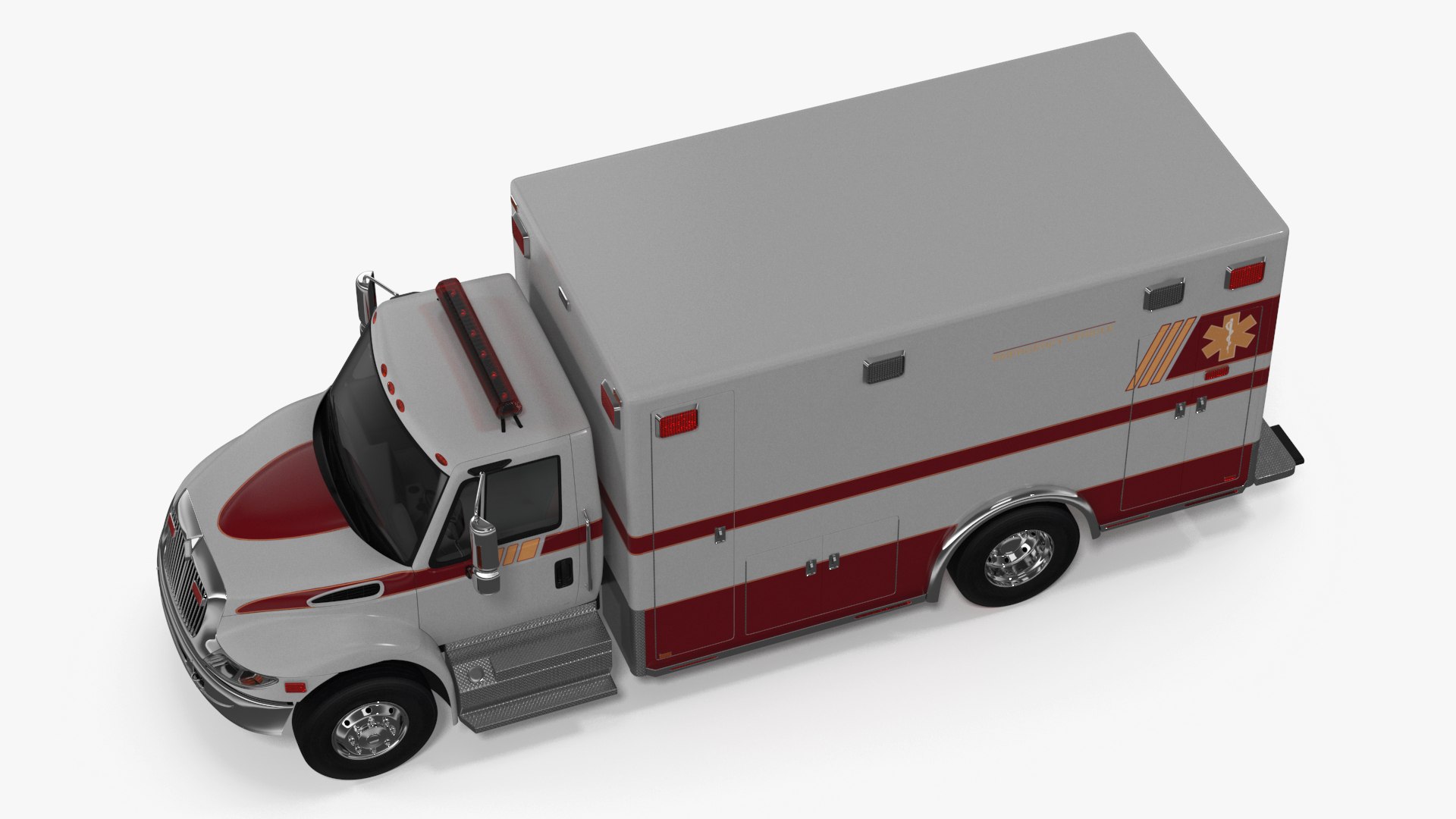 International Durastar ALS Unit Rigged for Cinema 4D 3D model preview