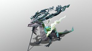 Blue Dragon 3D model