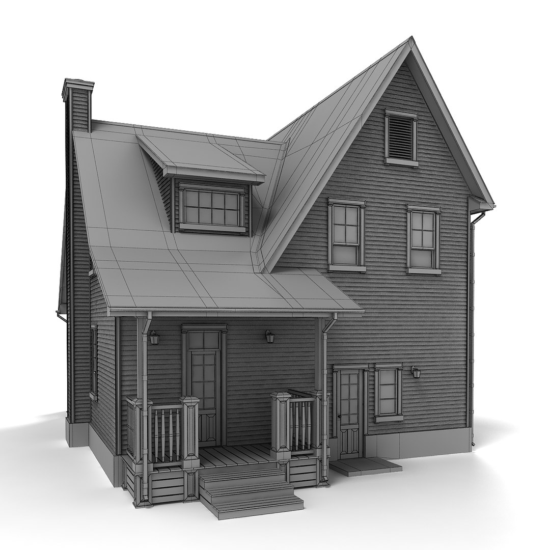 Hi-poly cottages vol 12 3D model - TurboSquid 1434173