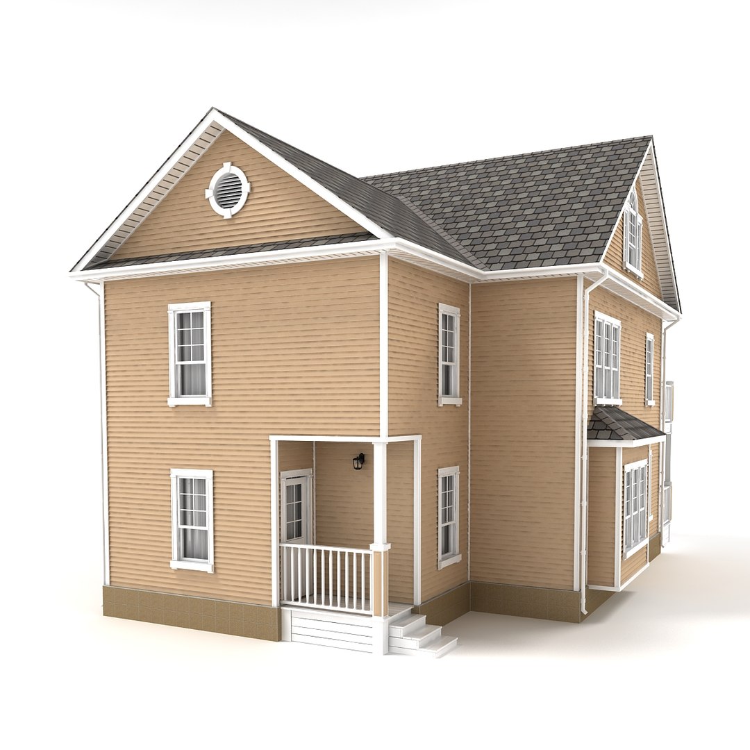 Hi-poly cottages vol 12 3D model - TurboSquid 1434173