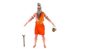 sage t pose 3D model