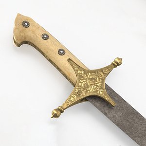 3D ottoman sword model
