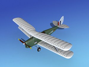 3d 3ds tiger moth dehavilland