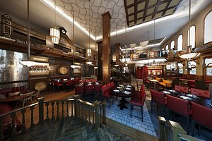 interior scene 3d x