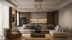 3D Elegant Minimalism - Sneechvn - MAX FBX OBJ SKP Simlab Collada Blender model