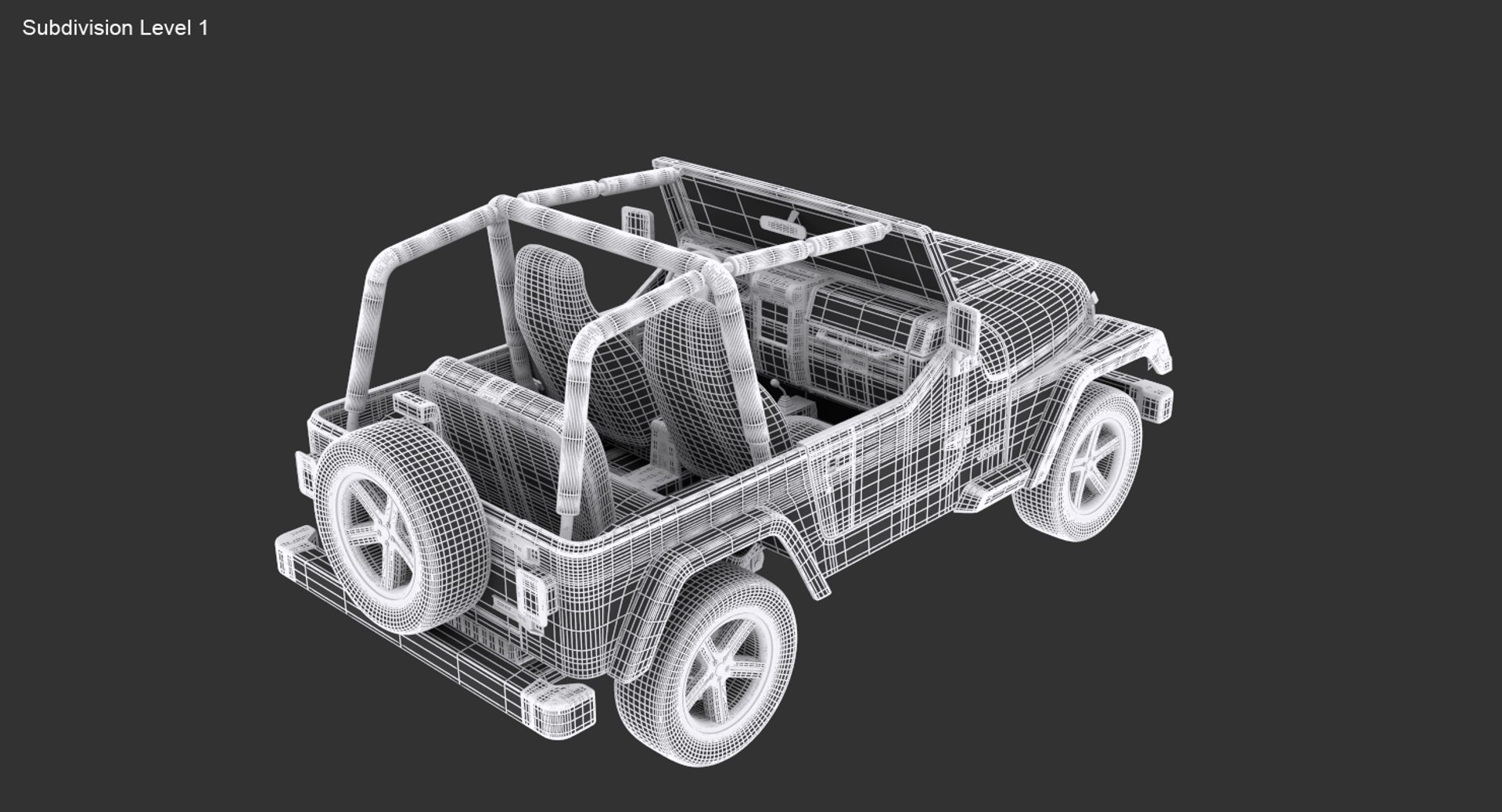 Jeep Wrangler Tj Open 3D Model - TurboSquid 1320992