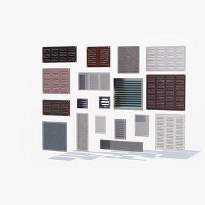 Wall Vents Set 01