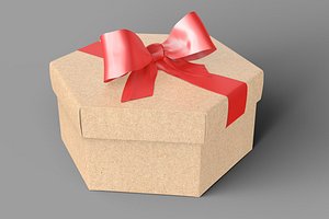 Gift Box with a Bow model