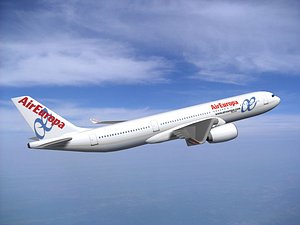 a350-800 air europa a350 3d max