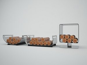 3ds max firewood rack
