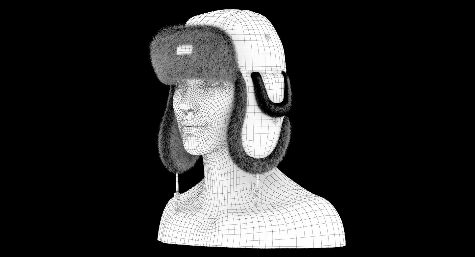 3D trapper hat model TurboSquid 1330143