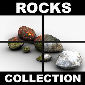 rocks 3d model