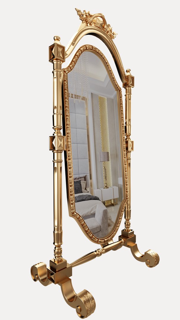 3D Mirror Classic Furniture - TurboSquid 1273012