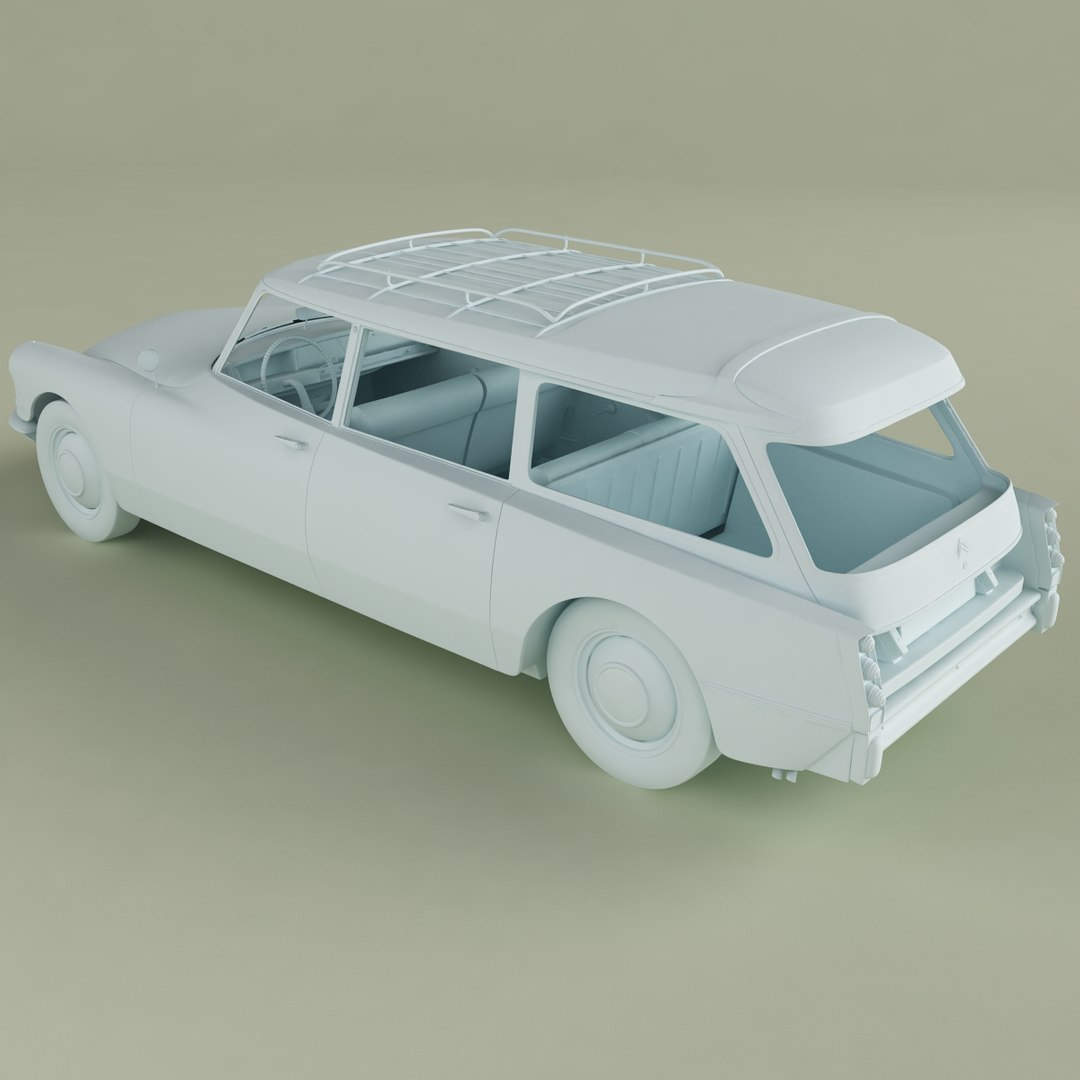 DS-19 Citroën en plastique filoguidée FRANCE-JOUET + boîte (1960