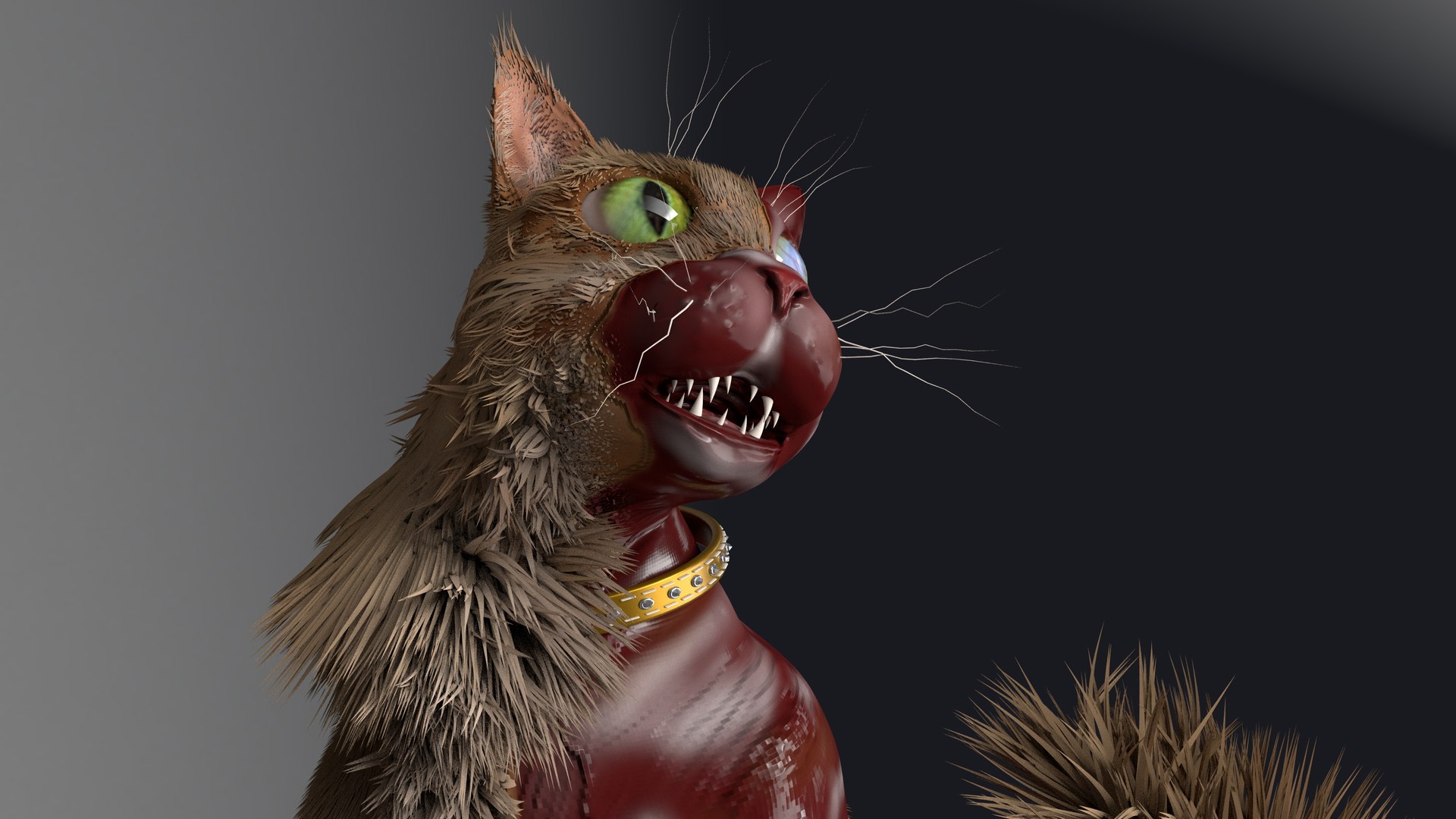 Zombie Cat 3D Model - TurboSquid 1372190