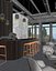 Restaurant bar interior scene 3D