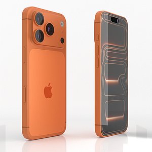 Apple iPhone 17 Pro Max Cosmic Orange model