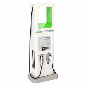 Electric Vehicle Charging Station Electrify America Part 3 3D model