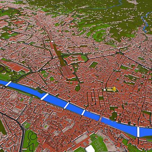Florence City 3d model