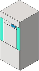 3d medical equipment autoclave model
