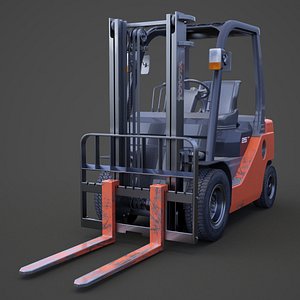 3D Toyota Geneo 25 Forklift
