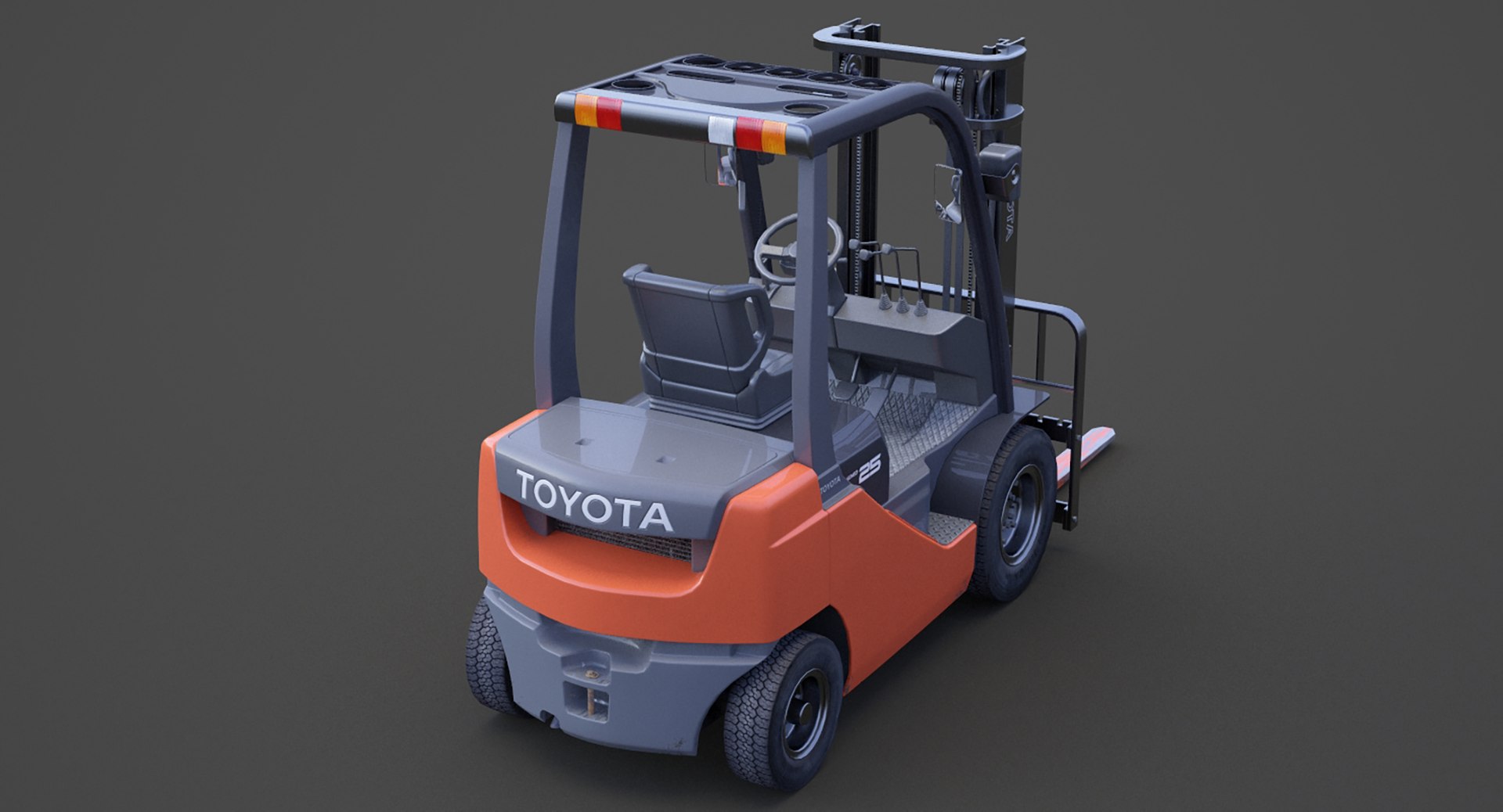 3D Toyota Geneo 25 Forklift - TurboSquid 2170692