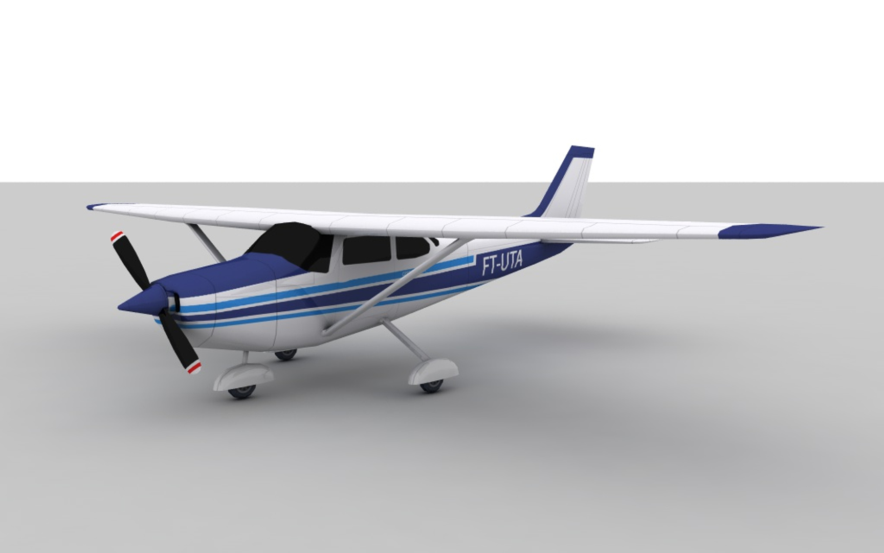 Cessna 172 3d Model