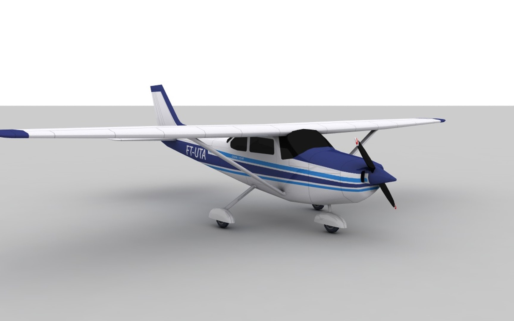 Cessna 172 3d Model