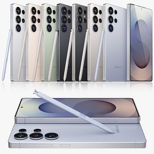 Samsung Galaxy S25 Ultra All colors 3D