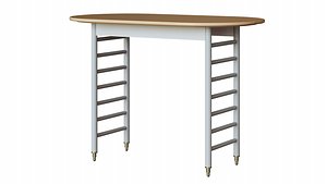 3D model Racine Utility Table by Frank Lloyd Wright