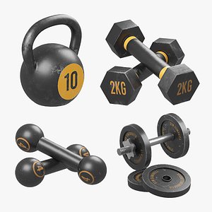 3D Gym Dumbbell Pack
