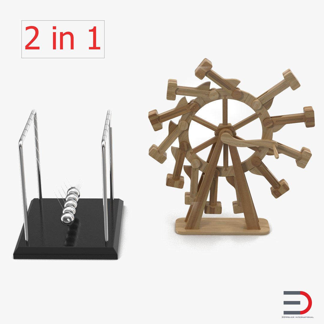 Perpetual Motion Machines Collection 3D model preview