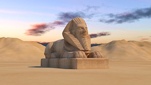 great sphinx 3D model