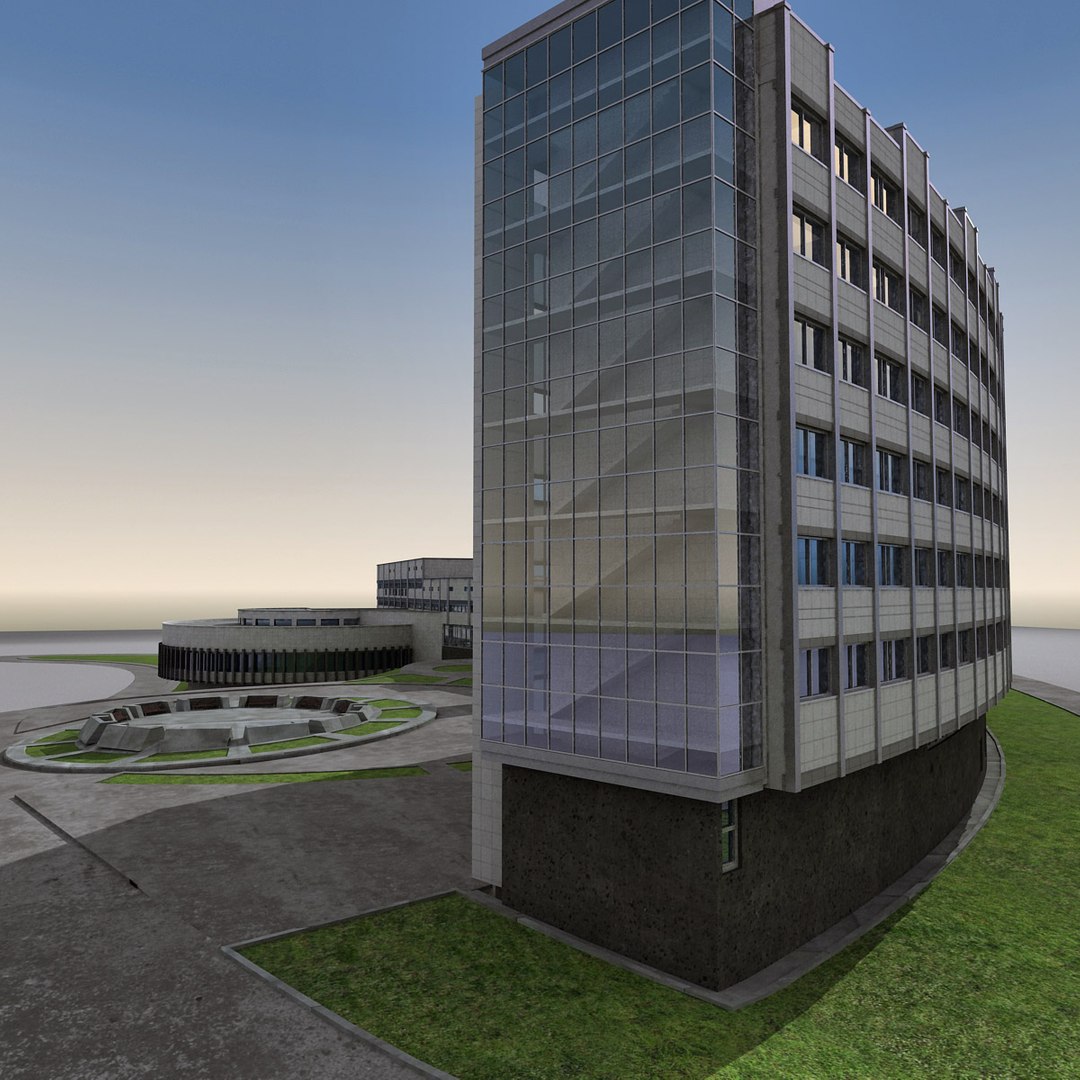 3d Max Modern Building