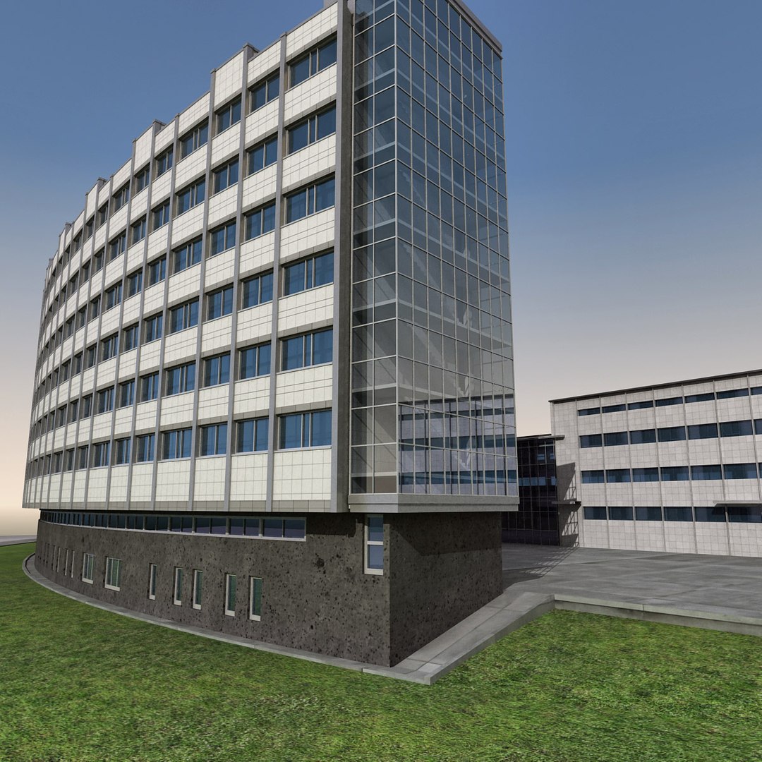 3d Max Modern Building