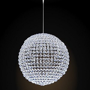 crystal sphere ceiling chandelier lamp hanging pendant swarowski glass modern contemporary ball