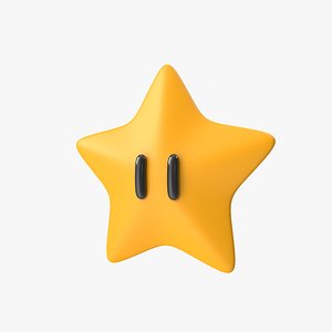 3D Star Cartoon
