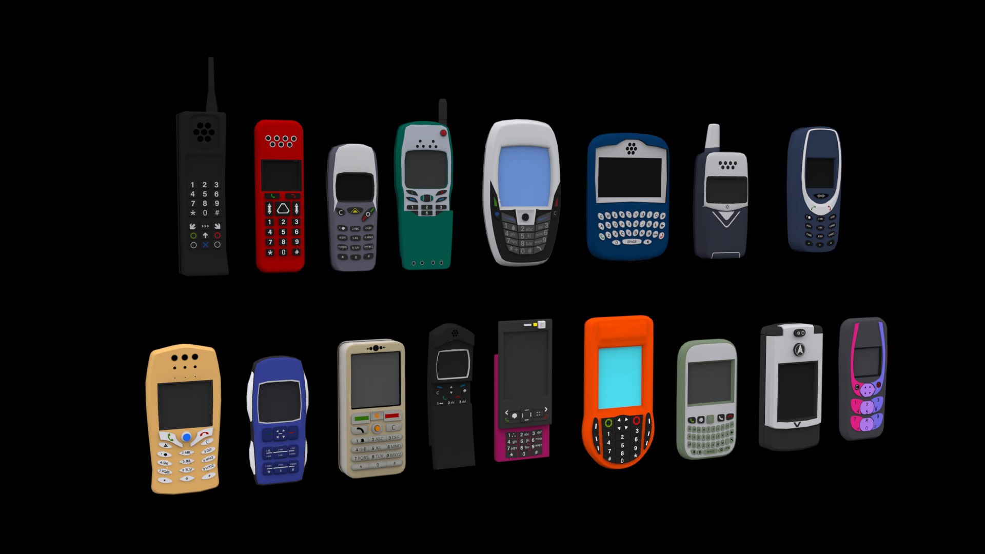 Realistic Nokia 210 2019 3D - TurboSquid 1395750, image size:1920x1080