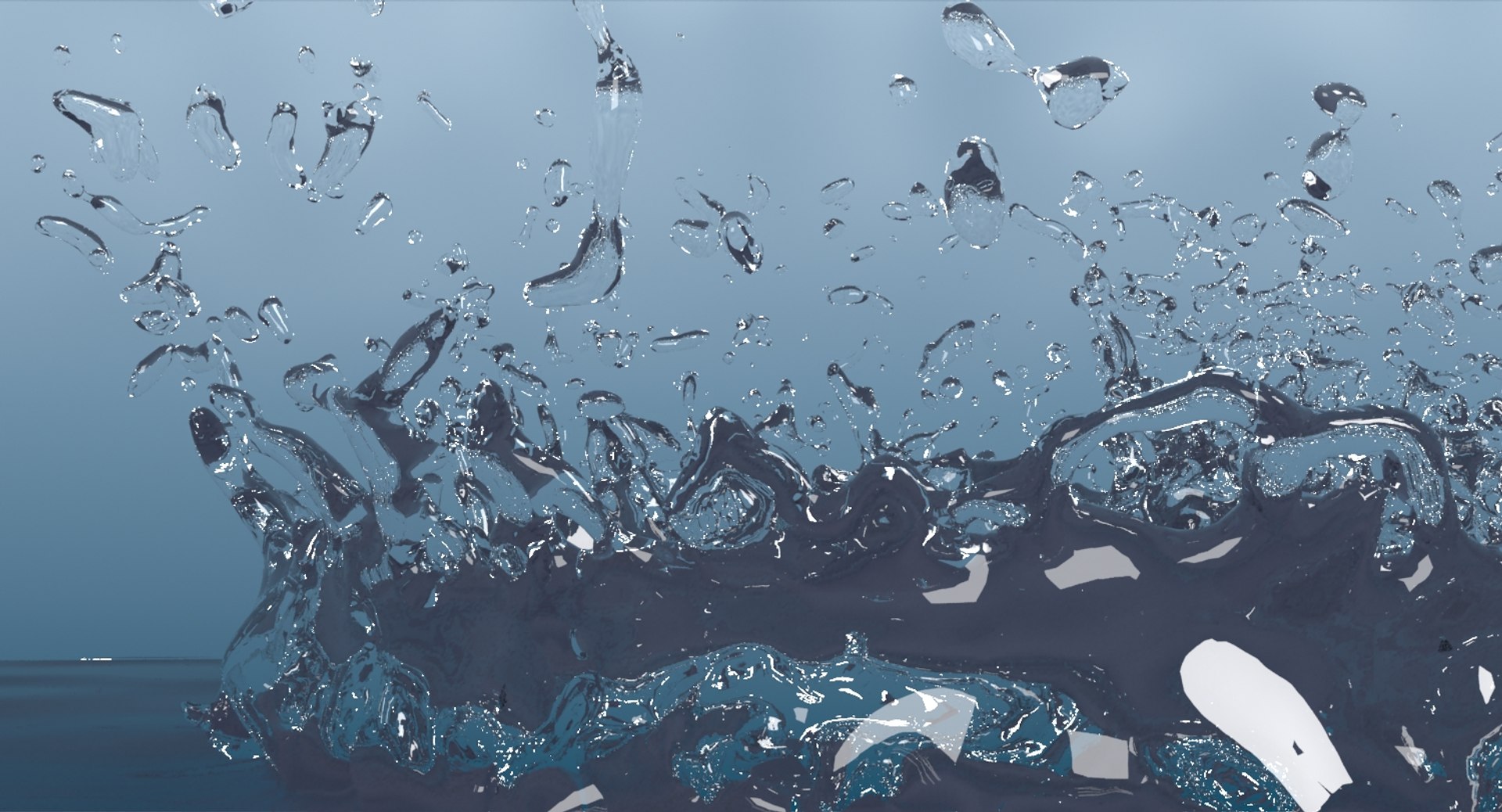 3d Droplet Shader Model