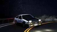 Toyota Corolla GT AE86 Initial D