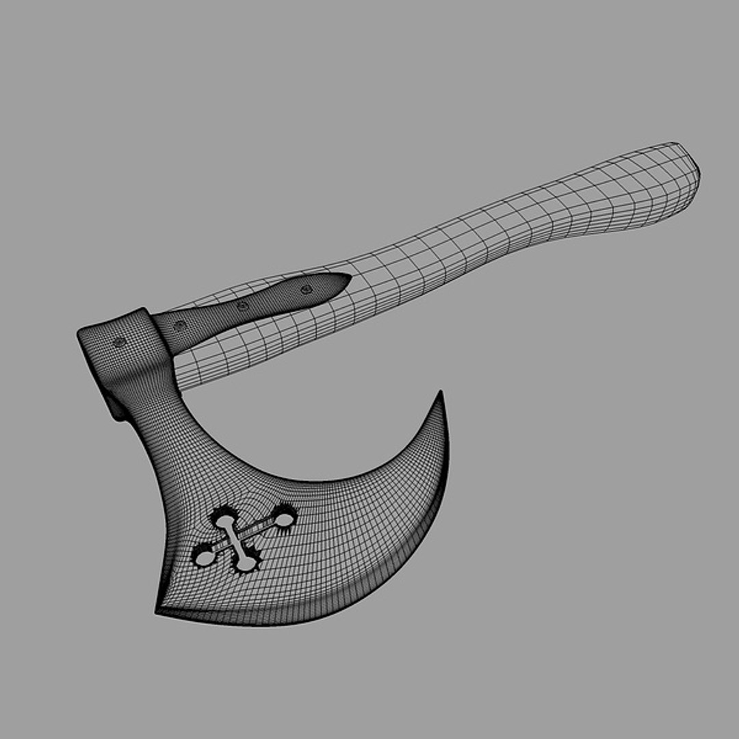 s hatchet 3d model