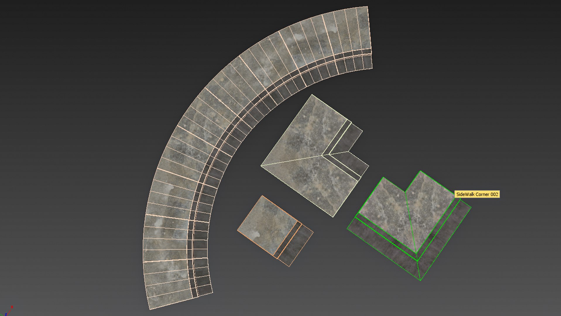 3D Side Walk - TurboSquid 2040814