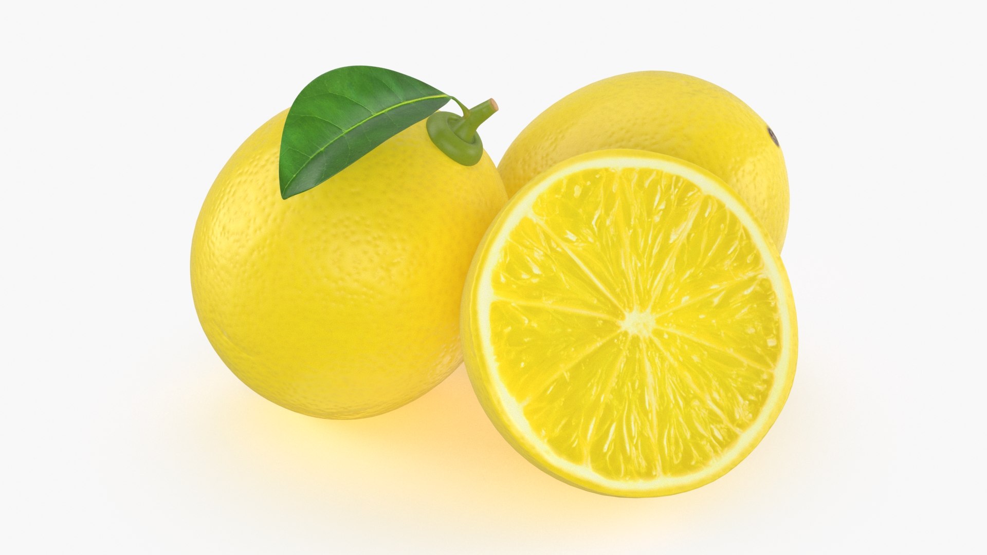 3D Small Lemon 02 Model - TurboSquid 2002970