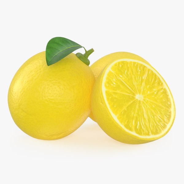 3D Small Lemon 02 model