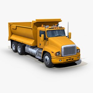 Heavy dump truck 3D