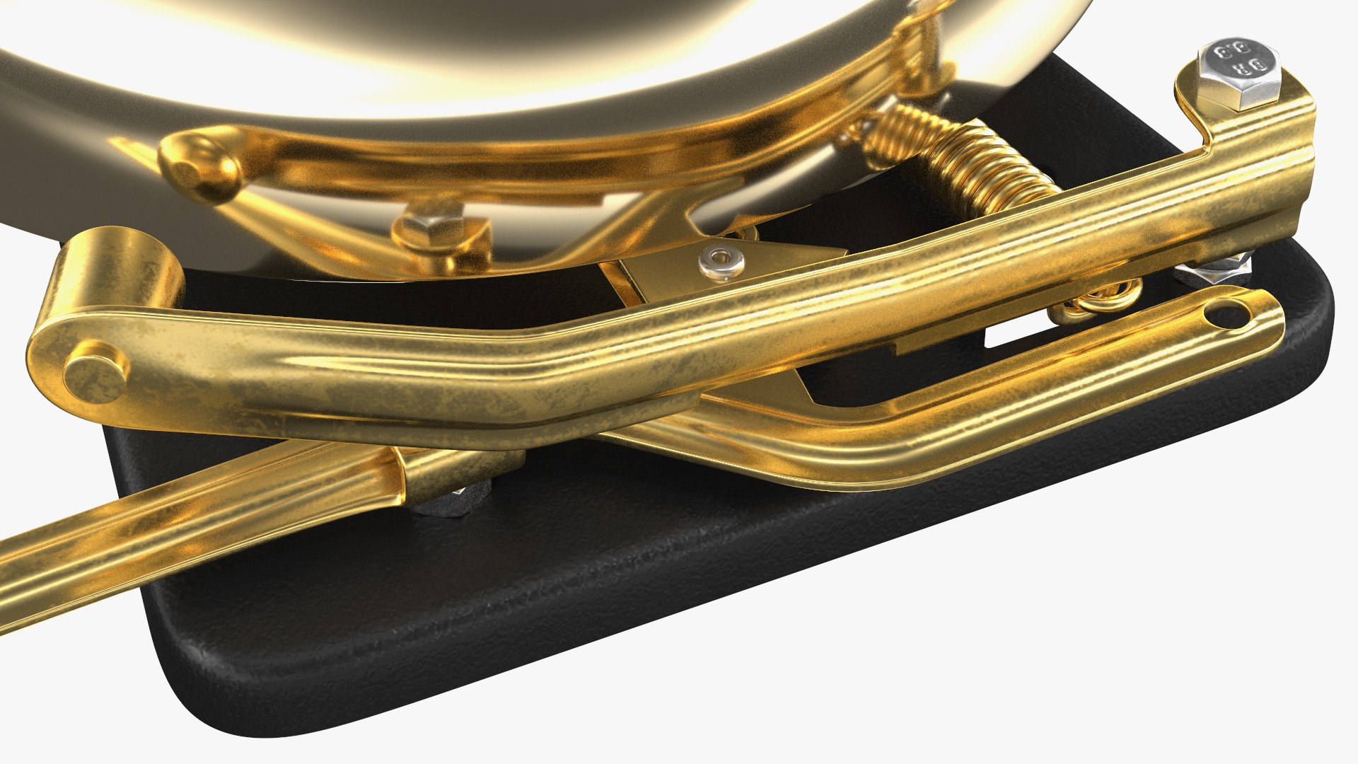 Brass boxing bell rigged model - TurboSquid 1702991